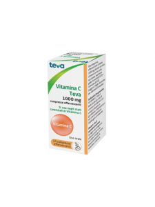 VITAMINA C (TEVA)*10 cpr eff 1 g